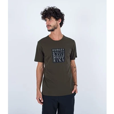 Abbildung von Hurley Warped Tshirt print, Herren, Größe: Small, Cargo
