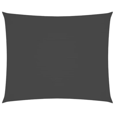 Abbildung von vidaXL Sonnensegel Wasserfest Sonnenschutz Windschutz Sonnendach UV Schutz Garten Terrasse Balkon Oxford Gewebe Rechteckig 6x7m Anthrazit