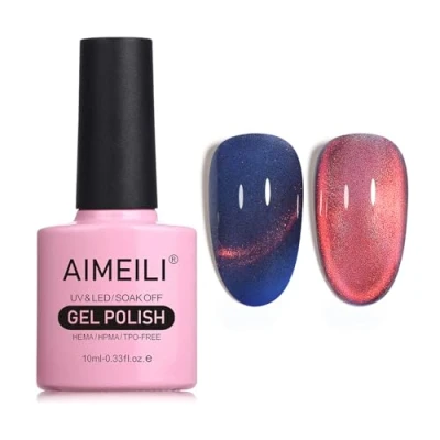 Abbildung von AIMEILI Cat Eye UV Gel, 10ml Gel Nagellack Nail Glitzer DIY Art Maniküre 743