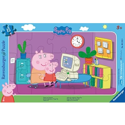 Abbildung von Ravensburger Puzzle Peppa Wutz Am Computer, 15 Teile