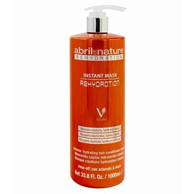 Abbildung von abril et nature Haarmaske Rehydration Maximale Feuchtigkeit für trockenes Haar Stellt Flexibilität und gesundes Aussehen wieder her Professionelle Friseurbehandlung 1000 ml