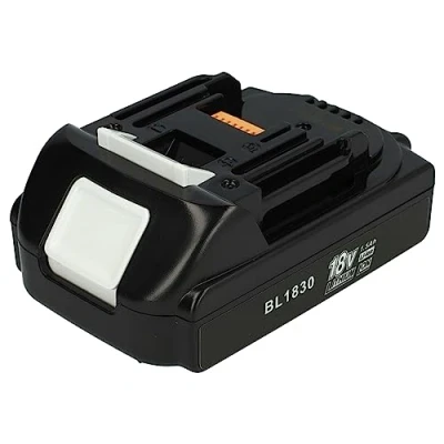 Abbildung von vhbw Akku kompatibel mit Makita DUH751Z, DUH752, DUH752Z, DUH651, DUH651Z, DUH751, DUH751RTE Elektrowerkzeug (1500 mAh, Li Ion, 18 V)
