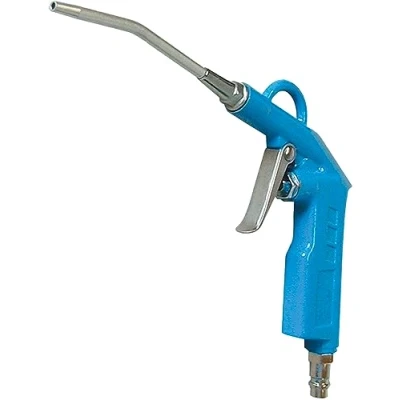 Abbildung von Güde 2813 Ausblaspistole MIDI (Gehäuse aus Alu Druckguss, Anschlussgewinde IG 1/4&quot;, 12 bar max. Arbeitsdruck, Düsenläge 80 mm, geeignet zum Reinigen/Ausblasen von Hohlräumen etc.)