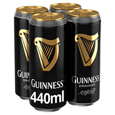 Abbildung von Guinness Irisches Bier, Draught Stout (24 x 0,44l) inkl. 6,00 Pfand EINWEG