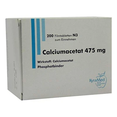 Abbildung von Calciumacetat 475 mg Filmtabletten 200 St