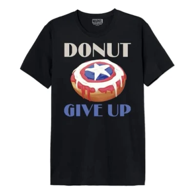 Abbildung von Marvel Herren Memagagts005 T Shirt, Schwarz, S