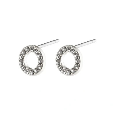 Abbildung von Pilgrim Earrings Tessa Ohrringe silvercoloured, Damen, Größe: One Size, Silver coloured