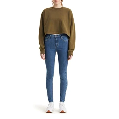 Abbildung von Levi&#039;s 720 HIGH RISE Super Skinny Jeans Fit, Damen, Größe: 24x30, Z0739 medium indigo stonewash