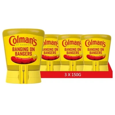 Abbildung von Colman&#039;s Original englischer Senf, English Mustard fein gemahlen in der Tube (3 Stück x 150g))