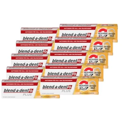 Abbildung von 10x 40g blend a dent PLUS Premium Haftcreme Geschmacksneutral Duokraft