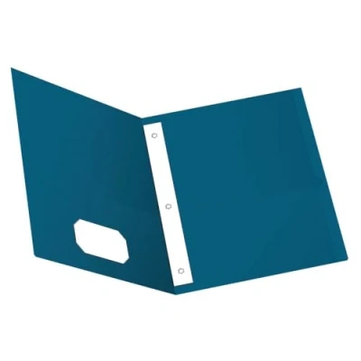 Abbildung von Oxford 57702 Dokumentenmappen mit 2 Fächern, Briefgröße, Blau, 25 Stück