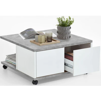 Abbildung von FMD Couchtisch &quot;Twin&quot;, Breite 70 cm, mit Stauraum