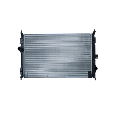 Abbildung von NRF 59302A Kühler, Motorkühlung Aluminium 650 408 18 Kühlrippen mechanisch gefügt PEUGEOT: 308 SW 2, II Schrägheck, 508 I Limousine kfzteile,