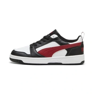 Abbildung von Puma Rebound V6 Low Unisex Sneaker, White Intense Red Black, 47 EU
