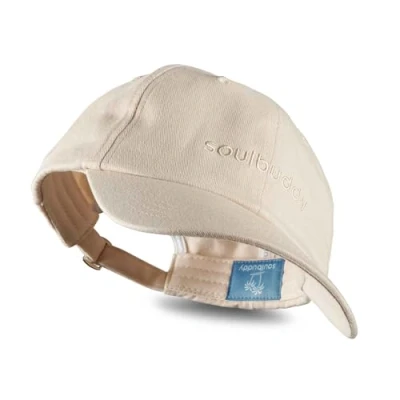 Abbildung von Soulbuddy Dad Cap Basecap Herren Damen Baseball Hat Sonnenhut Vintage Unisex Größenverstellbar One Size Cream