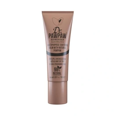 Abbildung von Dr. PAWPAW Reichhaltiger Mokka Balsam Mehrzweck Balsam, Lippenbalsam, getönter Hauthighlighter, rissige Lippen, vegane Schönheit, ethische 10 ml