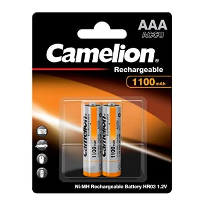 Abbildung von Camelion Akku Micro AAA Ni MH 1100mAh 2Stück gelb