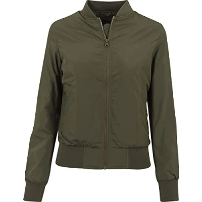 Abbildung von Urban Classics Bomberjacke, Damen, Größe: XXL, Olive