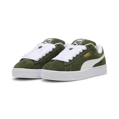 Abbildung von Puma Sneaker low, Größe: 38.5, Dark olive/white Veloursleder