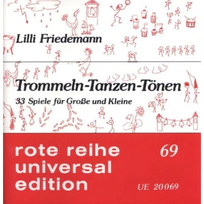 Abbildung von Trommeln, tanzen, tönen, variable Besetzung: 33 Spiele für Kleine und Grosse (Rote Reihe)