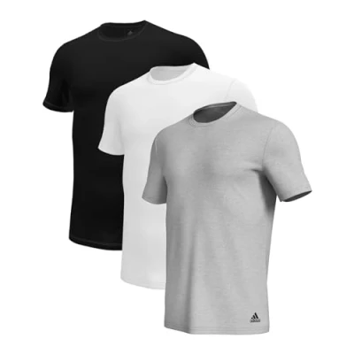 Abbildung von adidas Sportswear CREW NECK 3 PACK Unterhemd/shirt, Herren, Größe: XL, Assorted