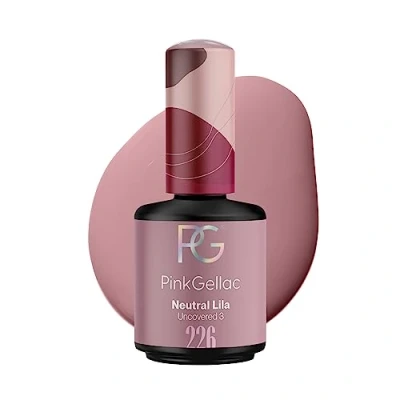 Abbildung von Pink Gellac UV Gel Nagellack 226 Neutral Lila 15 ml Shellac Einfache Anwendung Lack Nagel für 14 Tage schöne Nägel Made in Holland