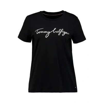 Abbildung von Tommy Hilfiger Tshirt print, Damen, Größe: XXS, Black