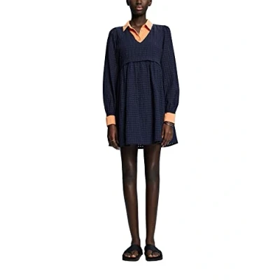 Abbildung von edc by Esprit Light Freizeitkleid, Damen, Größe: Medium, Navy