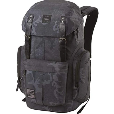 Abbildung von Daypacker Alltagsrucksack im Retro Look mit Gepolstertem Laptopfach, Schulrucksack, Wanderrucksack oder Streetpack, 32 L, Forged Camo