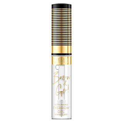 Abbildung von Eveline Cosmetics Brow &amp; Go! Transparenter Augenbrauengel mit Hyaluronsäure und Panthenol für natürliche volle Brauen