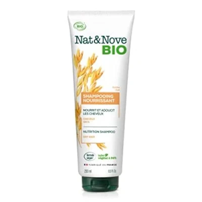 Abbildung von Keranove Naturanove Bio Shampoo Nutrition zertifiziert Hafer, für trockenes Haar 250 ml