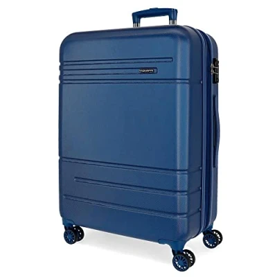 Abbildung von Movom Galaxy Koffer mittelgroß, Grau, 48 x 68 27 cm, Hartplastik, seitlicher Kombinationsverschluss, 72 l, 3,86 kg, 4 Räder