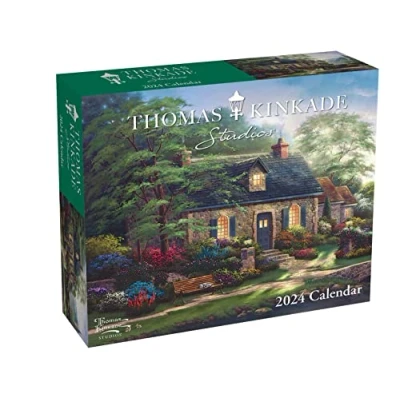 Abbildung von Thomas Kinkade Studios 2024 Day to Calendar: Original Andrews McMeel Tagesabreißkalender [Kalendar]