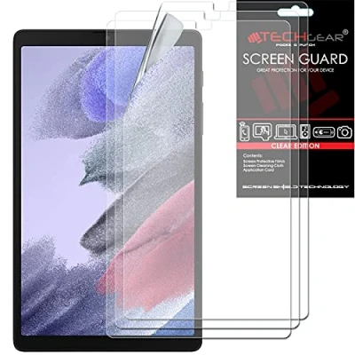Abbildung von TECHGEAR 3 Stück Schutzfolie für Galaxy Tab A7 Lite 8.7 Zoll (SM T220 / SM T225) Screen Protector, Ultra Klare Bildschirmschutz Display folie Kompatibel mit Samsung 2021