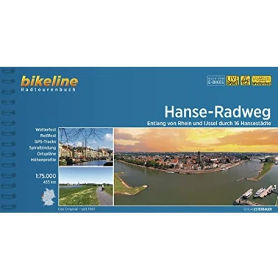 Abbildung von Hanse Radweg: 1:75.000, 450 km, wetterfest/reißfest, GPS Tracks Download, LiveUpdate (Bikeline Radtourenbücher)