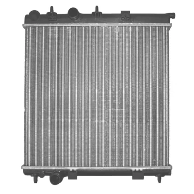 Abbildung von NRF 53837 Kühler, Motorkühlung Aluminium 398 380 23 Kühlrippen mechanisch gefügt PEUGEOT: 207 CC, Schrägheck, 208 I Schrägheck
