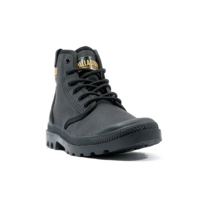 Abbildung von Palladium Pampa HI Unisex Schnürstiefelette, Größe: 46, Black Schuhe