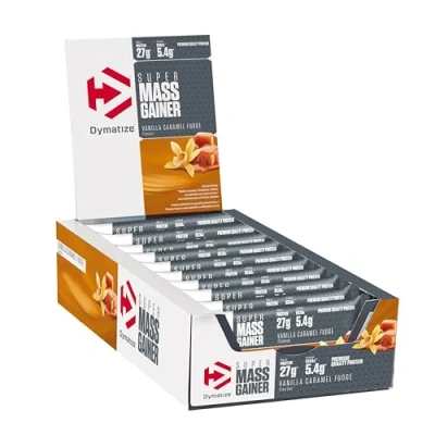 Abbildung von Dymatize Super Mass Gainer Bar Vanilla Caramel Fudge Weight Riegel