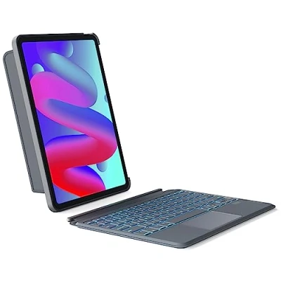 Abbildung von Inateck für iPad Air 2024, Pro 10.9/11/12.9/13 Zoll Tastatur (Bluetooth Tastaturhülle, Hoch /Querformat Ständer)