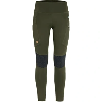 Abbildung von Fjallraven 87143 662 Abisko Trekking Tights HD W Pants Damen Deep Forest Größe XXL