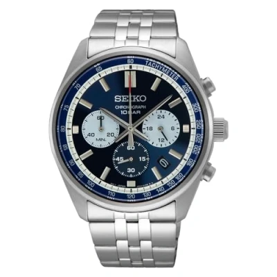 Abbildung von Seiko Chronograph SSB427P1, Armbanduhr, Quarzuhr, Herrenuhr, Stoppfunktion, Datum