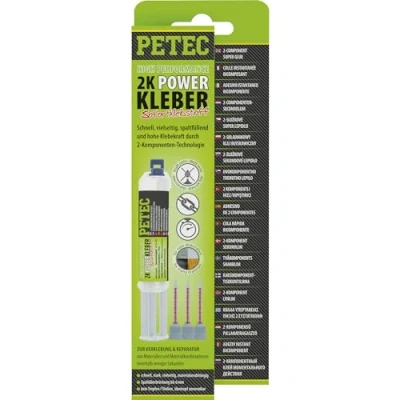 Abbildung von PETEC 93510 Universalklebstoff Kartusche temperaturbeständig, aushärtend, bruchfest, schleifbar, silikonfrei, überlackierbar transparent 11