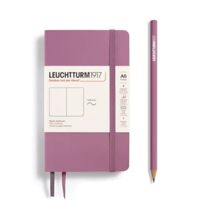 Abbildung von LEUCHTTURM1917 372375 Notizbuch Pocket A6, Softcover Schreibbuch, 123 nummerierte Seiten, Dusty Rose, blanko