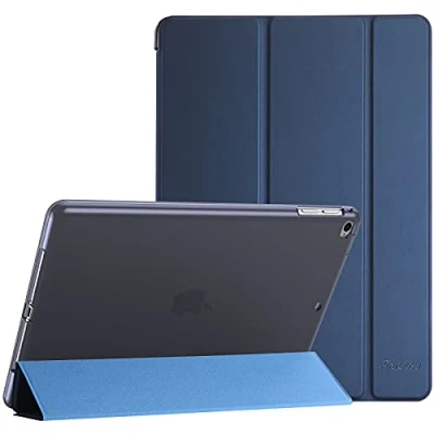 Abbildung von ProCase Soft Hülle für iPad 9.7 Zoll 6. Generation 2018/5. 2017 /iPad Air 1/2 Modell A1822 A1823 A1893 A1474 A1475, Weich TPU Schutzhülle Case Cover 6 / 5 Navy