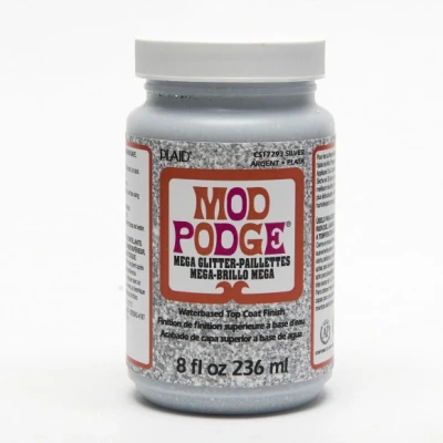 Abbildung von Mod Podge Mega Glitzer 236ml Silber