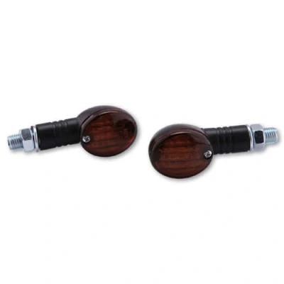 Abbildung von SHIN YO Blinker MICRO FLASH, schwarz, kurz, Glas getoent