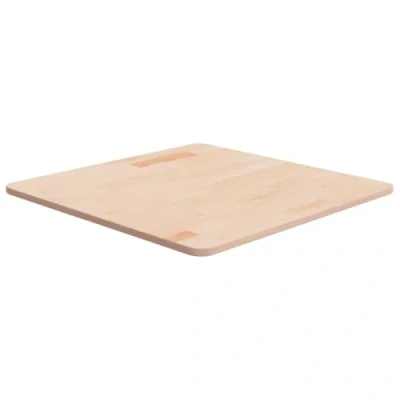 Abbildung von vidaXL Tischplatte Quadratisch Massivholzplatte Eichenplatte Holzplatte Platte Ersatztischplatte 60x60x1,5cm Eichenholz Unbehandelt
