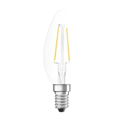 Abbildung von OSRAM Dimmbare Filament LED Lampe mit E14 Sockel, Warmweiss (2700K), Kerzenform, 2.8W, Ersatz für 25W Glühbirne, klar, Retrofit CLASSIC B DIM