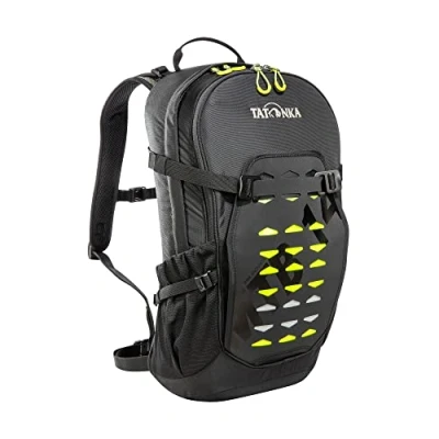Abbildung von Tatonka Fahrradrucksack Bike Backpack MTB 14l Kleiner und leichter Rucksack mit Rückenbelüftung, Regenschutz Helmfach 14 Liter Volumen