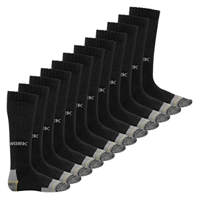 Abbildung von MT Herren Arbeits und Freizeitsocken (12 Paar) Robuste WORK Kniestrümpfe Logo 47 50